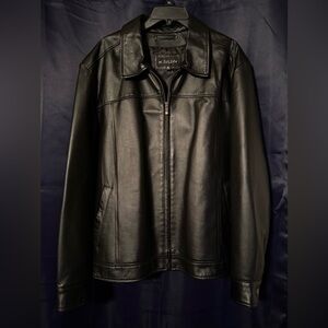 M. Julian Black Leather Jacket XL